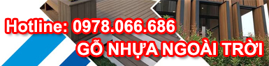 gỗ nhựa ngoài trời