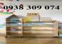 Kệ montessori ngôi nhà mầm non, Kệ gỗ montessori để đồ chơi học liệu