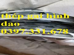 Nơi bán thép gai hình dao DK 45cm tại Hà Nội