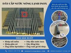 Dây cấp nước inox, dây dẫn nước nóng lạnh inox 304 phi 21