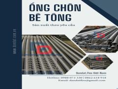 Ống chôn bê tông DN100, ống thép chôn bê tông giá tốt