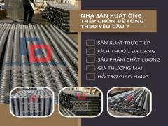 Khớp giãn nở inox, Ống thép chôn bê tông