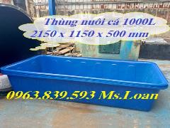 Thùng nuôi cá cảnh ngoài trời 1000L 2000L 3000L./ Lh 0963.839.593 Ms.Loan