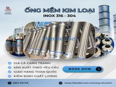 Ống Mềm Chịu Nhiệt, Ống Mềm Kim Loại Inox 314 - Inox 304, Dây mềm inox chịu nhiệt, Ống nối mềm kim loại