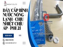 Dây cấp nước inox bình nóng lạnh, ống mềm inox chịu nhiệt