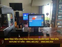 Bán máy tính tiền cảm ứng cho Quán Trà Sữa tại Nhơn Trạch Đồng Nai