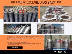 Khớp nối chống rung inox mặt bích, khớp nối giãn nở inox