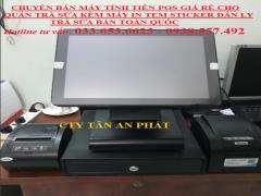 Bán máy pos tính tiền giá rẻ cho quán trà sữa tại Đồng Tháp