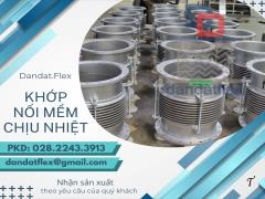 Khớp nối mềm nối bích, khớp nối mềm chống rung, khớp nối mềm inox304