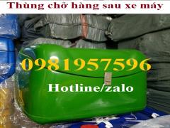 thùng chở hàng sau xe máy, thùng chở hàng shipper