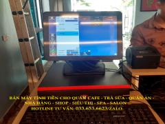 Máy tính tiền Pos cho trà sữa ăn vặt, cafe ở TpHCM