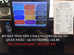 Bán máy tính tiền cho quán nhậu, quán ăn giá rẻ tại Vũng Tàu