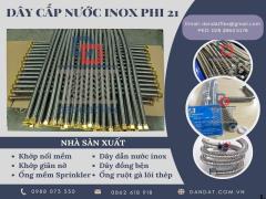 Dây cấp nước mềm cho bình nóng lạnh inox phi 21