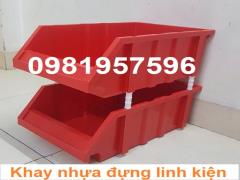 Khay nhựa đựng linh kiện, khay đựng phụ tùng, kệ nhựa đựng phụ tùng