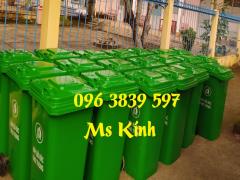 Thùng rác nhựa 120 lít giá rẻ tại quận 7 - 096 3839 597 Ms Kính