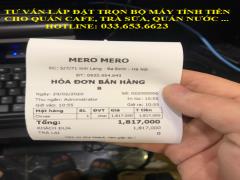 Tư vấn lắp đặt máy tính tiền cho quán cafe, bia tại Hà Nội