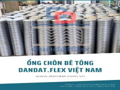 Ống chôn bê tông DN125, Ống ruột gà sắt dày 0.6mm bịt 1 đầu