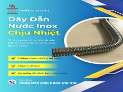 Dây dẫn nước inox 304 DanDatFlex – chống gỉ, độ bền cao