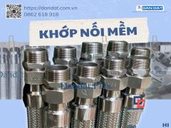 Khớp Nối Mềm Inox 2 Đầu Rắc Co, Khớp nối mềm inox 304 kết nối rắc co, Ống mềm inox rắc co ren