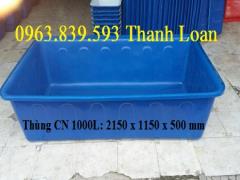 Thùng nhựa 1000L nuôi cá koi./ 0963.839.593 Ms.Loan