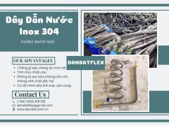 Dây Dẫn Nước Chịu Nhiệt, Dây Dẫn Nước Mềm Inox, Dây Cấp Nước Inox 304, Dây Mềm Cấp Nước