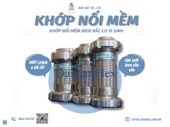 Khớp Nối Chống Rung Inox Mặt Bích| Khớp nối giảm rung inox 304| khớp chống rung kim loại