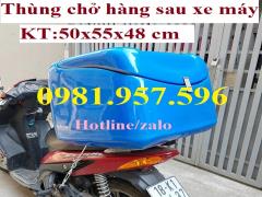 thùng chở hàng sau xe máy, thùng chở hàng shipper