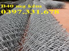 Lưới B40, Hàng rào B40, b40 bọc nhựa khổ 1m, 1,2m, 1,5m, 1,8m, 2m, 2,4m. giá rẻ