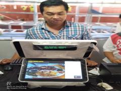 Nghiệm thu bộ máy tính tiền cho quán ăn/nhà hàng tại ĐÀ NẴNG với máy Pos 2M 1512
