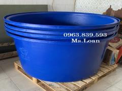 Thùng nhựa tròn 1000lit nuôi cá, tank nhựa 1000L, bể nhựa nuôi cá giá tốt / 0963 839 593 Ms.Loan