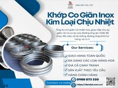 Khớp Nối Co Giãn Chịu Áp Cao | Khớp co giãn cho nồi hơi công nghiệp | Khớp co giãn bằng vải – Cho Hệ Thống Ống Mềm Thủy Lực