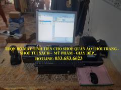 Trọn bộ máy tính tiền cho shop, cửa hàng quần áo thời trang