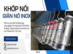 Khớp nối giãn nở inox, ống bù trừ giãn nở nhiệt, ống giản nở inox