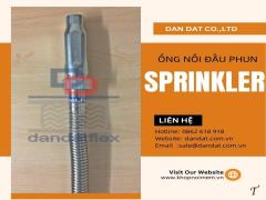 Ống nối mềm chữa cháy, ống nối đầu phun sprinkler dùng trong PCCC, dây nối mềm inox cho sprinkler