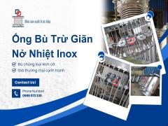 Khớp nối mềm inox giảm chấn (chống rung) kết nối bích các loại