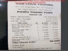 Lắp bộ máy tính tiền cho sữa chua trân châu tại TpHCM