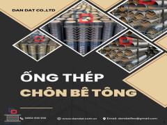 Ống thép chôn bê tông DN125, Ống thép ren bịt 1 đầu dày 0.6mm