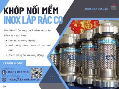 Khớp Nối Mềm Inox Lắp Rắc Co – Khớp Nối Mềm Inox Lắp Ren Giá Rẻ