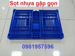 Thùng nhựa gập gọn, sóng nhựa hở, sọt nhựa gập