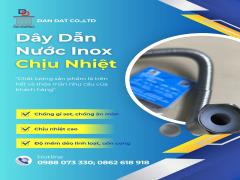 Dây dẫn nước inox 304 DanDatFlex – chống gỉ, độ bền cao