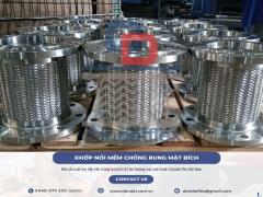 Khớp nối mềm chống rung, khớp chống rung inox mặt bích