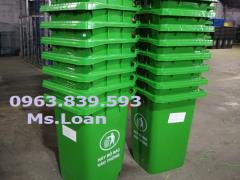 Thùng rác 120L - thùng rác 240L nhựa HDPE giá sỉ./ 0963.839.593