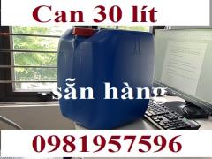 Can 30 lít, Can nhựa xanh 30 lít, can nhựa 30 lít vuông