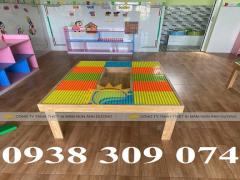 Bàn xếp lego trẻ em, bàn chơi lego cho bé , bàn lego xếp hình cho trẻ em