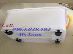 Thùng nhựa bít 90L 120L 140L đựng thành phẩm, linh kiện / Gọi 0963 839 593