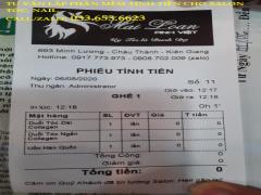 Lắp đặt máy tính tiền cho salon tóc tại Kiên Giang