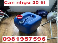 Can Nhựa 30 Lít, can nhựa, can nhựa đựng hóa chất, can nhua