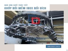 Khớp nối mềm inox 304 nối bích nối ren, ống chống rung inox