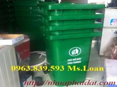 Giá thùng rác nhựa HDPE 240L quận 6./ 0963.839.593 Ms.Loan