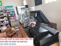 Cung cấp cho siêu thị Mini tại Dal Lak trọn bộ tính tiền giá rẻ